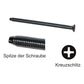 Standard Zuverlässige Zylinderbefestigung: Stulpschraube M5 x ab 40 mm Zur Zylinder Befestigung, Gewinde mit Spitze, verzinkt