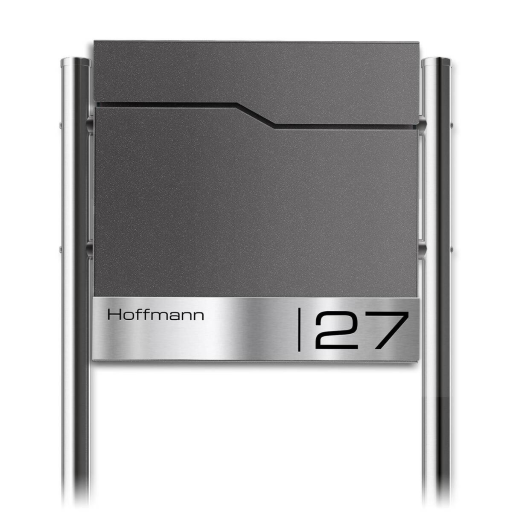 Metzler Briefkasten Enno Standbriefkasten verschiedene Farben mit Gravur