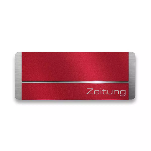 Metzler Zeitungsfach Modell 01 verschiedene Farben mit optionaler Gravur