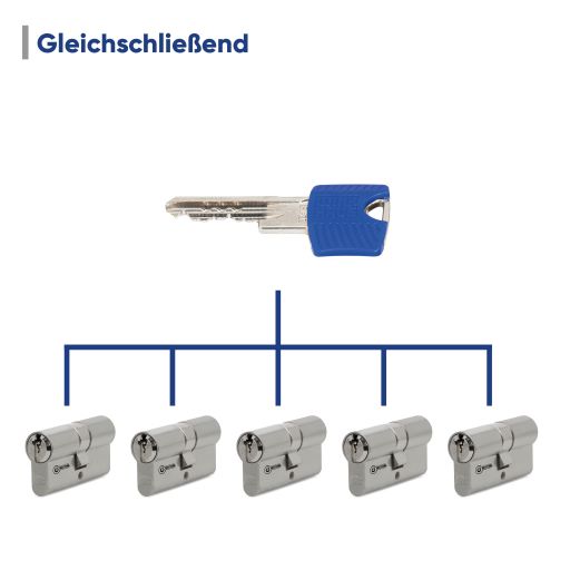 Winkhaus keyTec RPE Profil-Vorhängeschloss