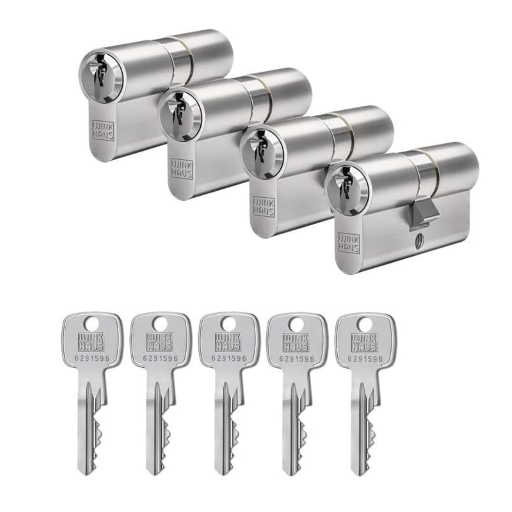 Winkhaus X-pert 4er Set | 4 Profilzylinder Schließsystem Türzylinder Schließzylinder Zylinder Türschloss verschiedene Längen