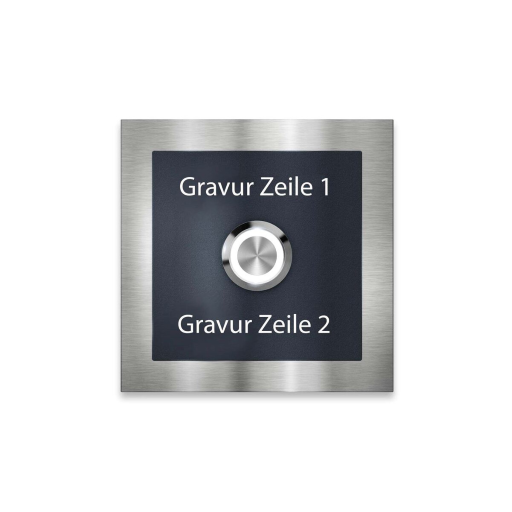 Metzler Türklingel Boris Anthrazit mit optionaler Gravur