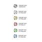 Metzler Funkklingel Vera quadratisch mit Gravur