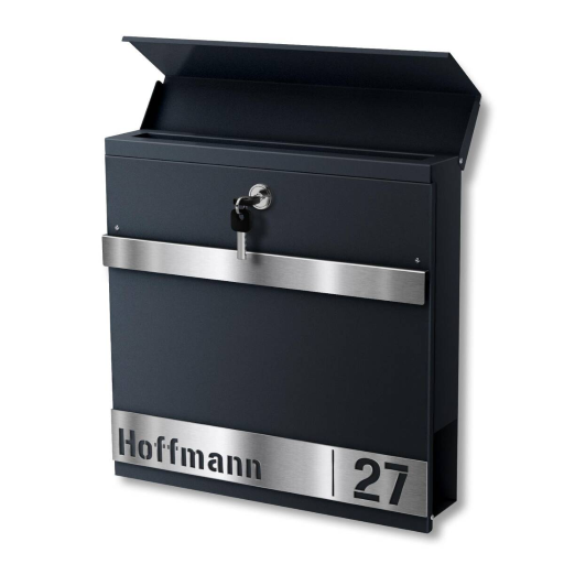 Metzler Briefkasten Gustav verschiedene Farben mit Gravur
