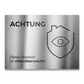 Metzler Briefkastenschild verschiedene Farben "ACHTUNG Dieser Bereich ist videoüberwacht!"