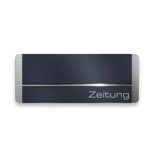 Metzler Zeitungsfach Modell 01 verschiedene Farben mit optionaler Gravur