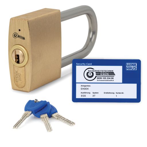 Winkhaus keyTec X-tra Profil-Vorhängeschloss