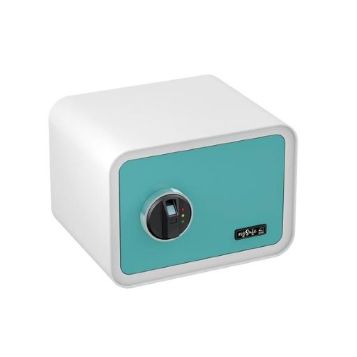 mySafe 350 - Fingerprint Elektronik-Möbel-Tresor, Elektronikschloss mit Finger- print inkl. 2 Notschlüssel