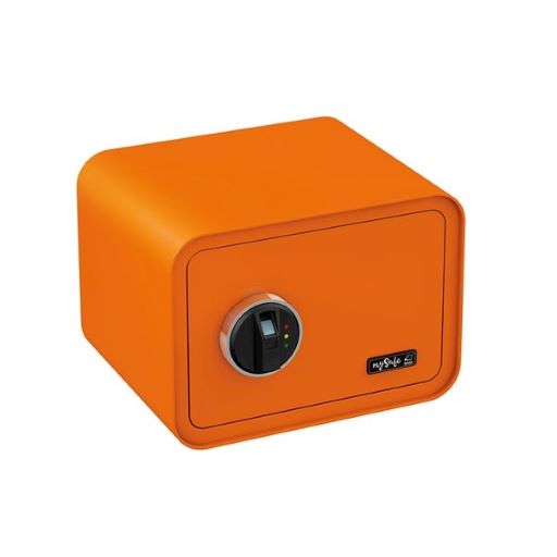 mySafe 350 - Fingerprint Elektronik-Möbel-Tresor, Elektronikschloss mit Finger- print inkl. 2 Notschlüssel