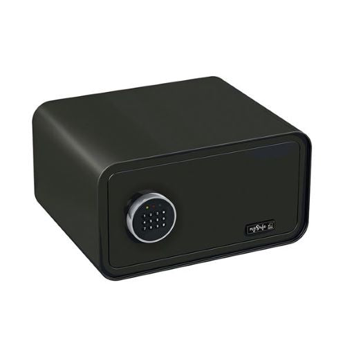 mySafe 430 - Code Elektronik-Möbel-Tresor, Elektronikschloss mit Zahlen- Code, inkl. 2 Notschlüssel